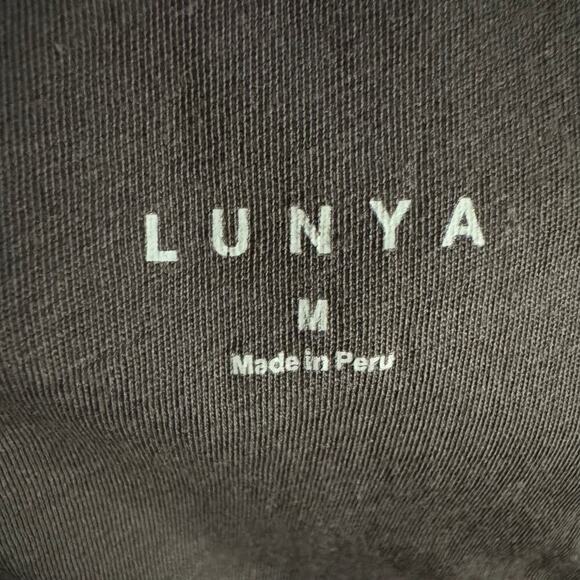 Lunya 100% Organic Pima Cotton Jumpsuit Gray Size Medium Lightweight - Picture 13 of 14